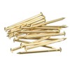 sourcing map 20 Pcs Small Tiny Nails 2.8mmx50mm(DXL) Tiny Brass