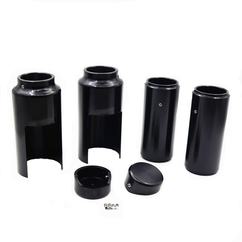 Aluminum Motorcycle Fork Cover Set Upper and Lower Fork Covers