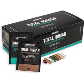 ONNIT Total Human Adult Multivitamin Comprehensive Capsule Packs with Day and Night Support, Daily Vitamin Packs for Men and Women, Dietary Supplement