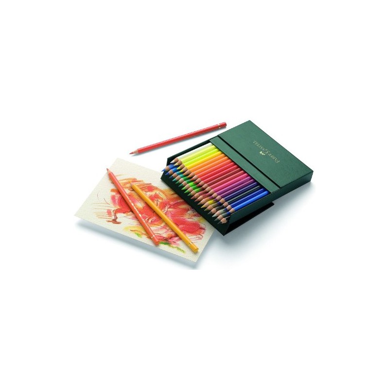 Faber-Castell 110092 - colored pencils, polychromos, pack of 36, studio