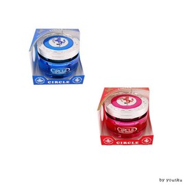 Circle air freshener/car use/odor removal/germ removal peach 2ea