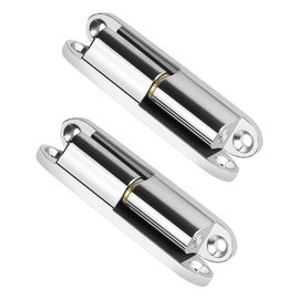 Pack of 2 Door Hinges Screw-On Tape 80 x 14 mm Renovation Tape Screwing Door Hinges Room Door Hinge Galvanised Steel Heavy Duty Cabinet Hinges for Interior Doors Wooden Door Frame Windows Furniture