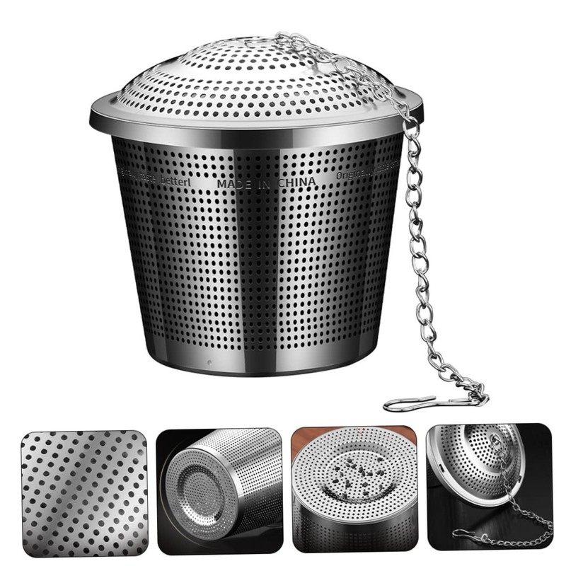 CAXUSD Stainless Steel Tea Strainer Ball Large Mesh Filter for