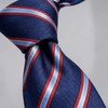 S&W SHLAX&WING Men's Necktie for Suit Jacket Classic 147cm Blue