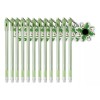 J.H COMPANY Set De 12 Plumas Aguacate Feliz Kawaii Tinta