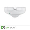 conecto Outdoor Motion Sensor for LEDs and Lamps, Surface-Mounted, Ceiling