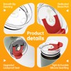 2 Pack Lid Replacement Compatible with Brumate Era 40 oz
