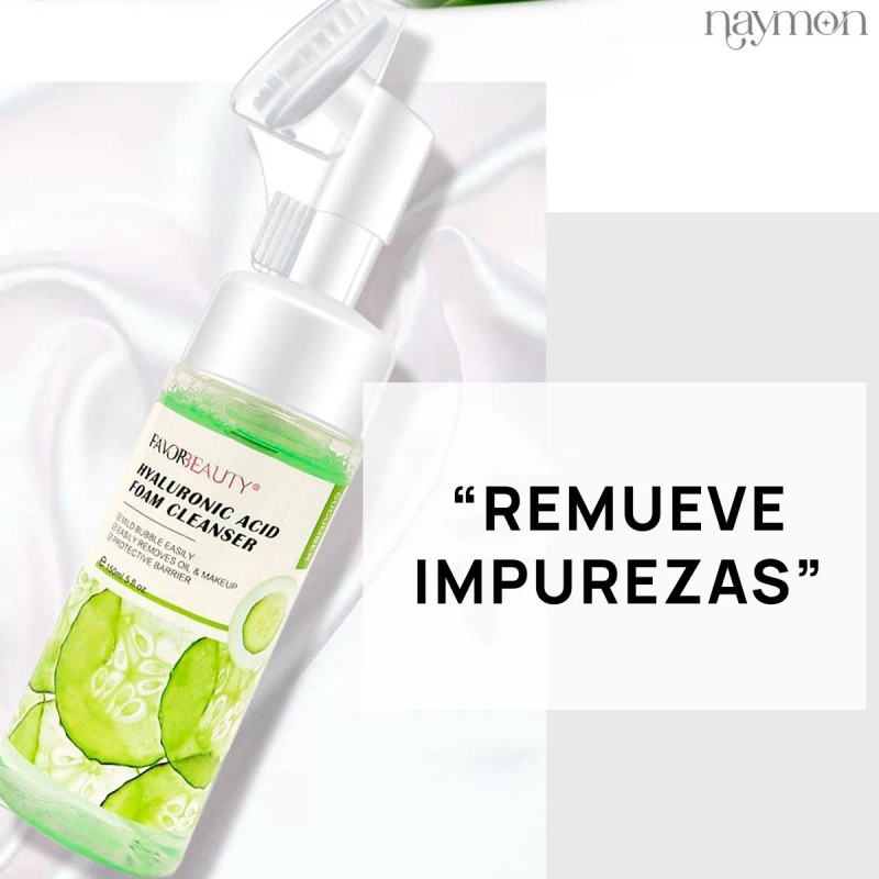 Espuma Limpiador Facial Acido Hialuronico Hidratante 150ml