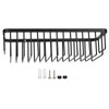 Wall Storage Rack Space Aluminum Rust Proof Large Capacity Kitchen