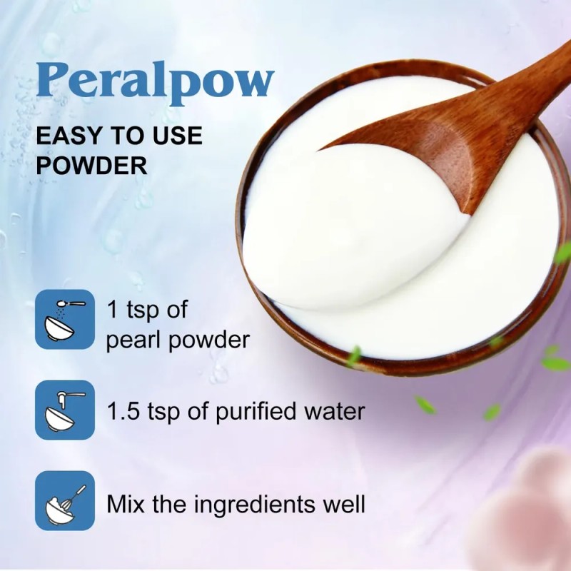 Peralpow Polvo De Perla Orgánico 100% Natural 100g Cuidado D