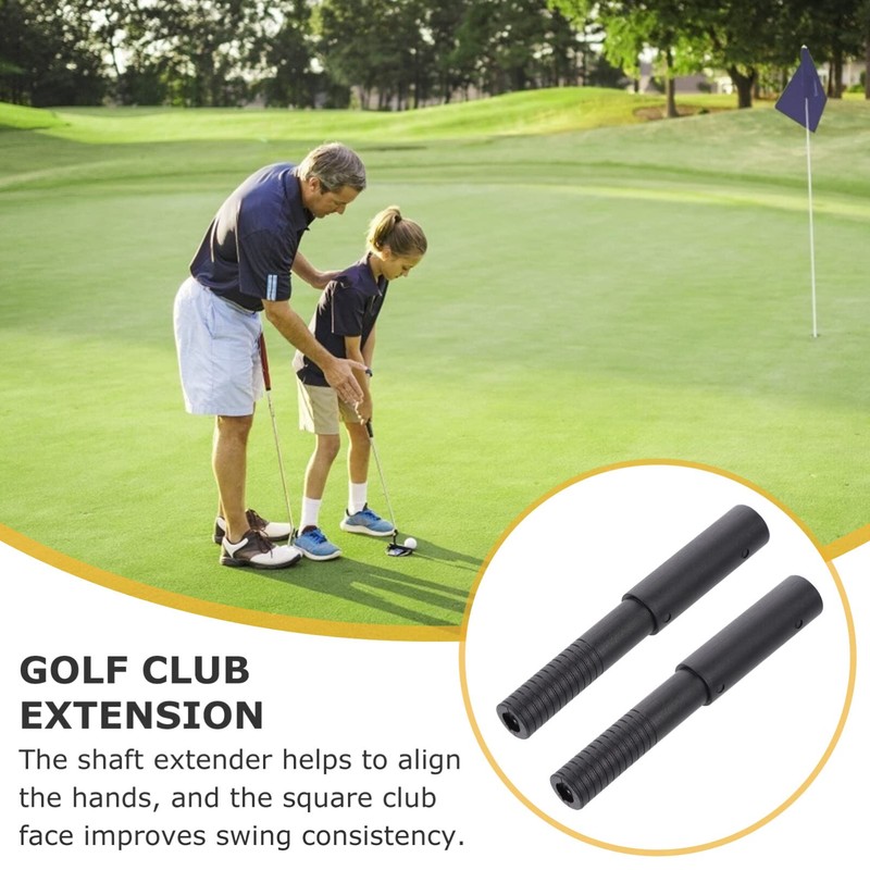 Sosoport 2Pcs Universal Golf Shaft Extensions High Strength Universal Golf