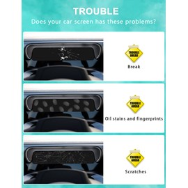 BIXUAN 9.2 Inch Navigation Screen Protector Compatible with Smart 1 2023 2024 Screen Protector Smart #1 2024 Transparent 9H Scratch-Resistant Tempered Gla GPS Navigation Film