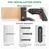 SELEWARE Heavy Duty Wall Mount Handrails for Outdoor Steps, Non-Slip