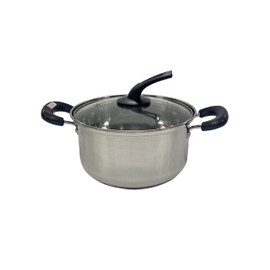 Arkland Sakamoto WIZ'A PR2143 Double Handed Pot, 7.9 inches (20 cm), Stainless Steel, Induction Compatible