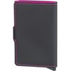 Secrid MINIWALLET Matte Black & Fuchsia