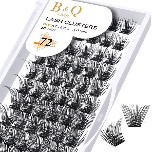 B&Q Lash Clusters B02 D Curl 14mm DIY Eyelash Extensions