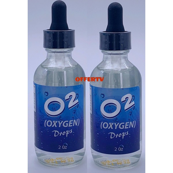 2 Oxygen 02 Liquid Drops Promotes Healthy Stabilized Cellular Energy