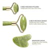 Kit Rodillo Y Piedra Gua Sha Masajeadora Anti-arrugas