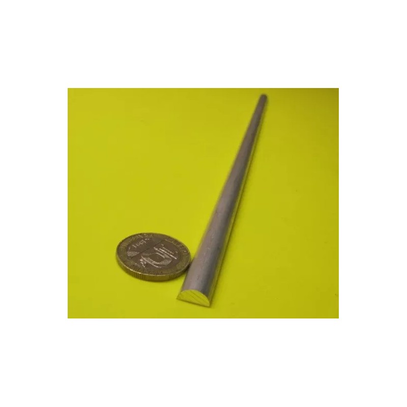 Basic Aluminum Half Round Rod (.375") 3/8" Dia, x 1