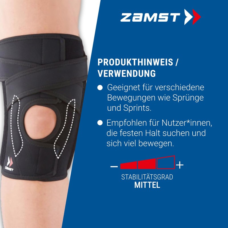 Zamst EK-5 Adjustable Knee Brace - Medial & Lateral Stabilisation