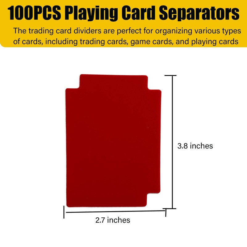 BetLight Card Dividers for Trading Cards, 7 x 9.6 cm,