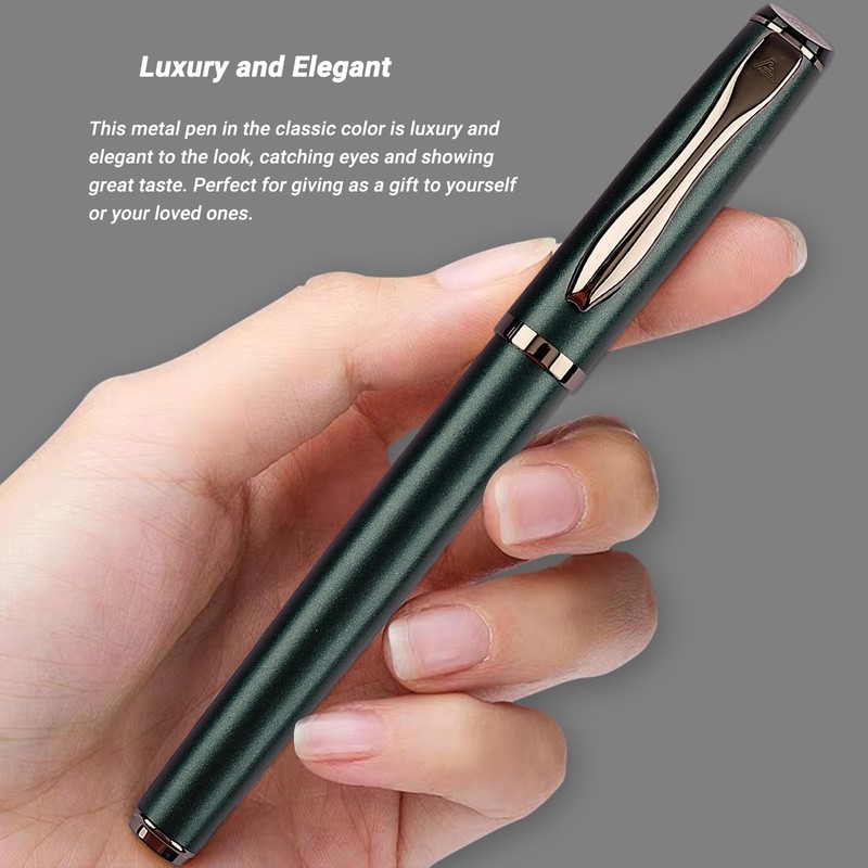 Penagic Luxury Rollerball Pen, Black Ink, Fine Point, Unisex, Professional