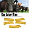 100Pcs TPU Pig Cow Ear Tag with Number 001‑100 Ear