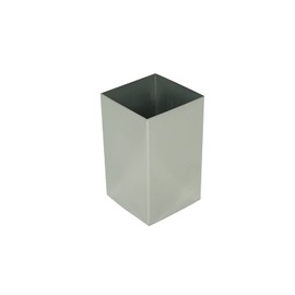 GEDY Perth Portaspazzolini da Bagno, Misure e Peso: 10X6X6 CM & 0,25 kg, Porta dentifricio e spazzolino in Acciaio Inox, Finitura cromata, Design R&S Gedy, 2 Anni di Garanzia