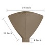 Easy-Going Patio Heater Head Cover, Outdoor Round 35"D Heater Cover,