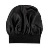TOPTIE Satin Silky Sleep Bonnet Cap with Premium Wide Elastic