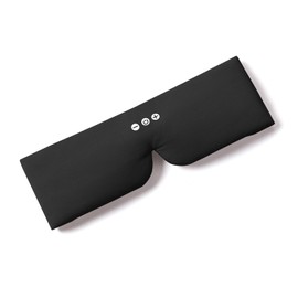 ALASKA BEAR Sleep Headphone Mask Bluetooth 5.2 HD Stereo Noise Reduction 3D Eye Mask for Sleeping Eye Contour Built-in Mask w/Thin Speakers Wireless Audio Sports Headgear(Black)