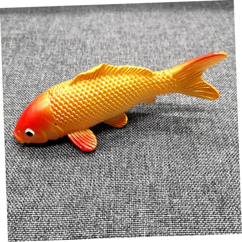 FUNOMOCYA 4 Pcs Artificial Fish Tank Ornaments Decorative Carp Lifelike
