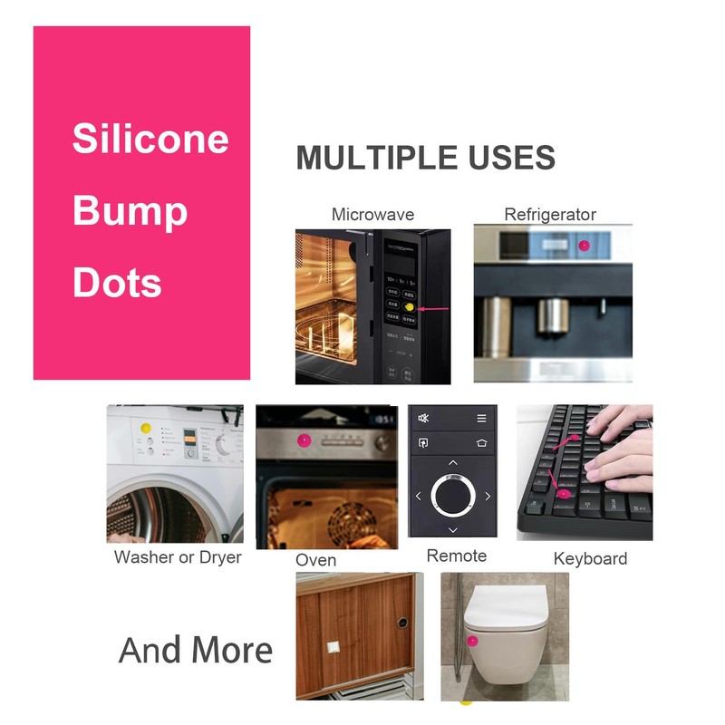 160pcs Bump Dots Set, Braille Stickers for Visually Impaired The
