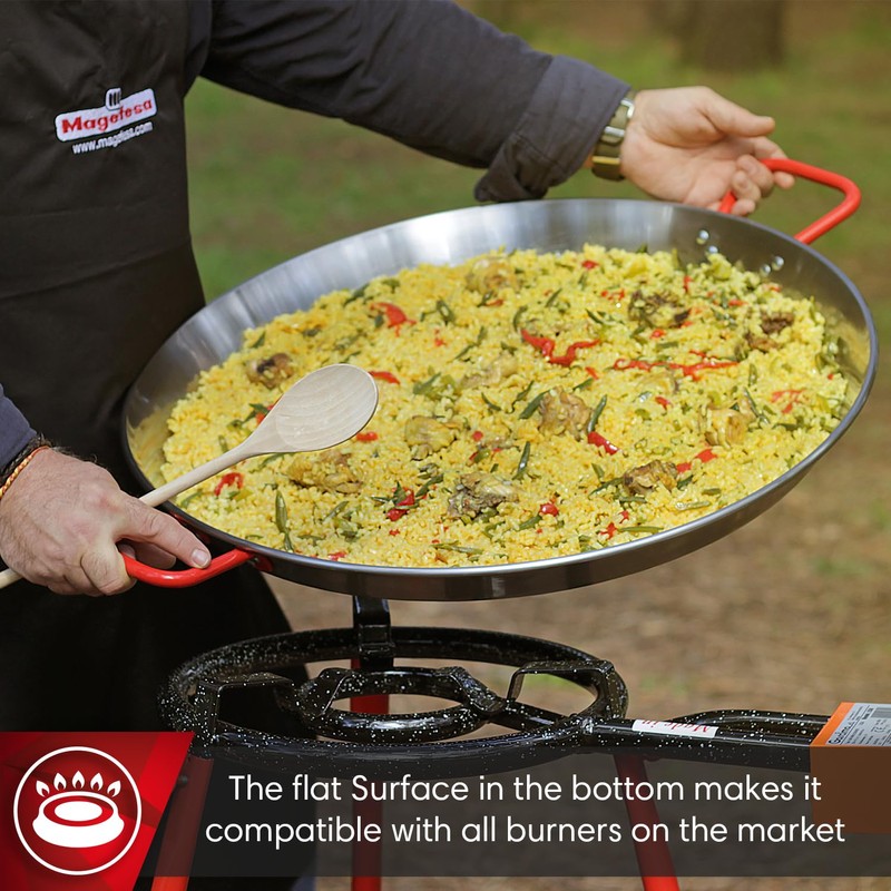 MAGEFESA 9" Carbon Steel Paella Pan – 23 cm -