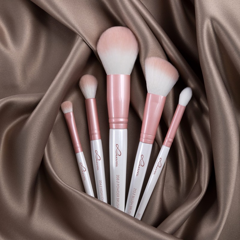 Luvia Make-Up Brush Set, Daily Essentials Brush Set, Powder and