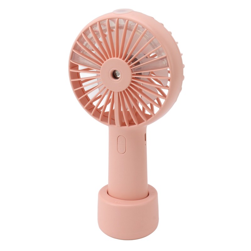 Handheld Misting Fan Quiet 2000mAh 3 Wind Speed 2 Spray