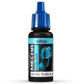 Vallejo AV Mecha Acryl-Farbe für Airbrush, 17 ml Pure Black