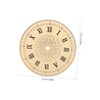 TEHAUX DIY Clock Dial Replacement Round Aluminum Dial for Clock