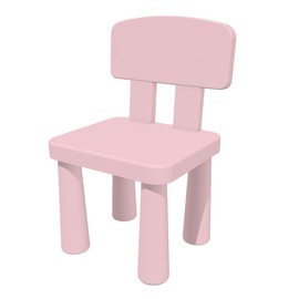 supuzz Pink Kids Chair for Table - PP Plastic Backrest Toddler Chair for Ages 1-3, Promoting Focus and Security