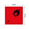 MD Labels 500 Dangerous Goods Labels 100 x 100 mm