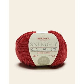 Sirdar Snuggly Cashmere Merino Silk DK Crochet Yarn, Silk Wool Cashmere Blend Double Knitting Wool for Jumpers, Sweaters - 50g Balls - Little Piglet (300) - Pack of 3