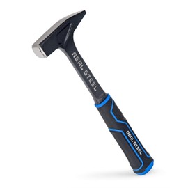 REAL STEEL 0572 Cross Pein Blacksmith Hammer, Forged in One Piece Steel, 11-Ounce