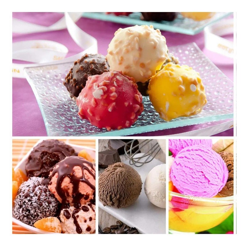 Y Cuchara Pala De Helado Bola Grande Nieve Porcionador &tq