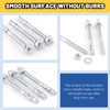 Glarks 20Pcs 5/16" x 3-1/2" Wedge Anchors Zinc Plated Heavy