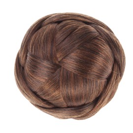 Beavorty Moño De Cabello Trenzado Artificial Con Clip Para Mujeres Extensión De Chignon Para Cabello Corto Y Accesorios De Pelo