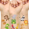 Fancy Land Animal Tattoos for Kids Safari Jungle Temporary Tattoo
