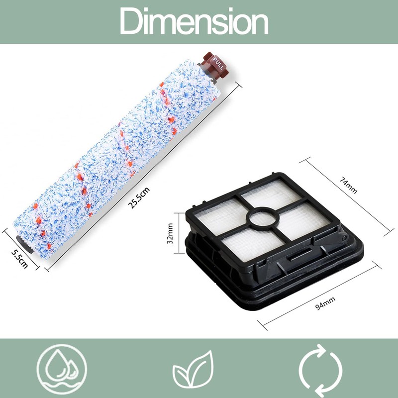 Bissell Crosswave 17132 and 2225N Series Replacement Brush Roll for