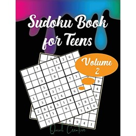 Sudoku Book For Teens Volume 2: Medium Sudoku Puzzles Including 330 Sudoku Puzzles with Solutions, Great Gift for Teens or Tweens