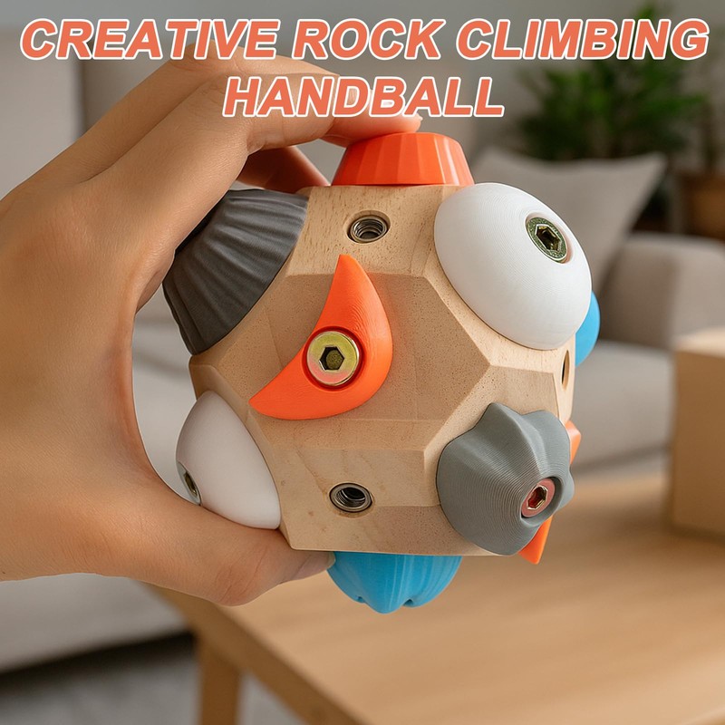 ClimbBall - Climbing Training Gear for Strength & Precision Building,
