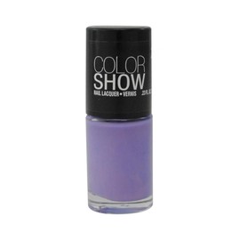 Color Show Nail Polish Lacquer 310 Iced Queen 0.23 Fluid Ounce ~ Vibrant Pastel Purple Shine